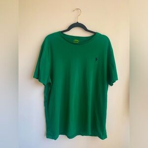 Men’s Green Polo Ralph Lauren Crewneck T-shirt, Size XL